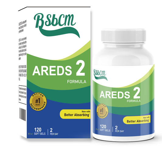 Suplemento vitamínico y mineral para los ojos, contiene luteína, vitamina C, zeaxantina, zinc y vitamina E, 120 cápsulas blandas